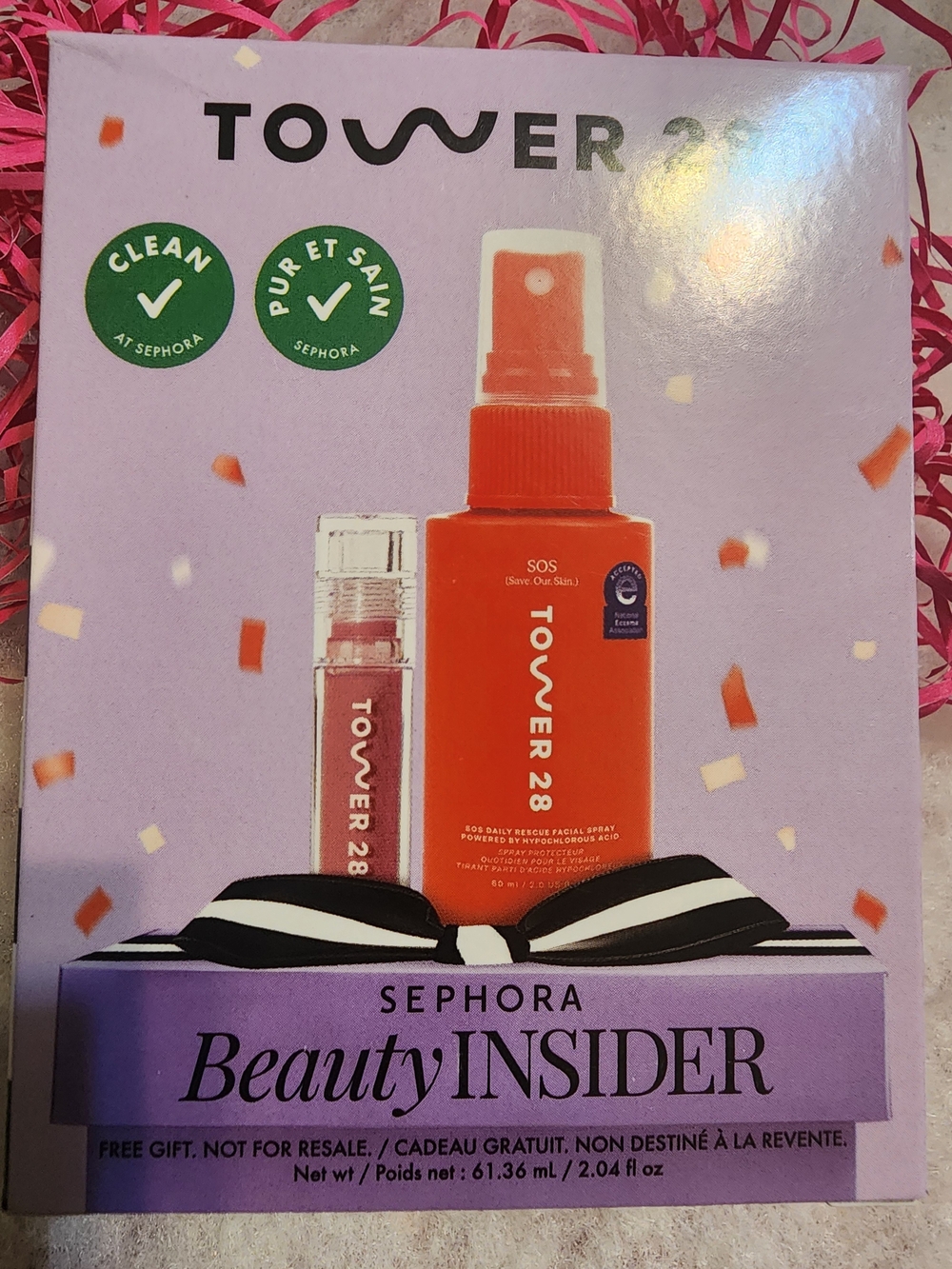 Tower 28 Lip Gloss & SOS Spray Set - Orange